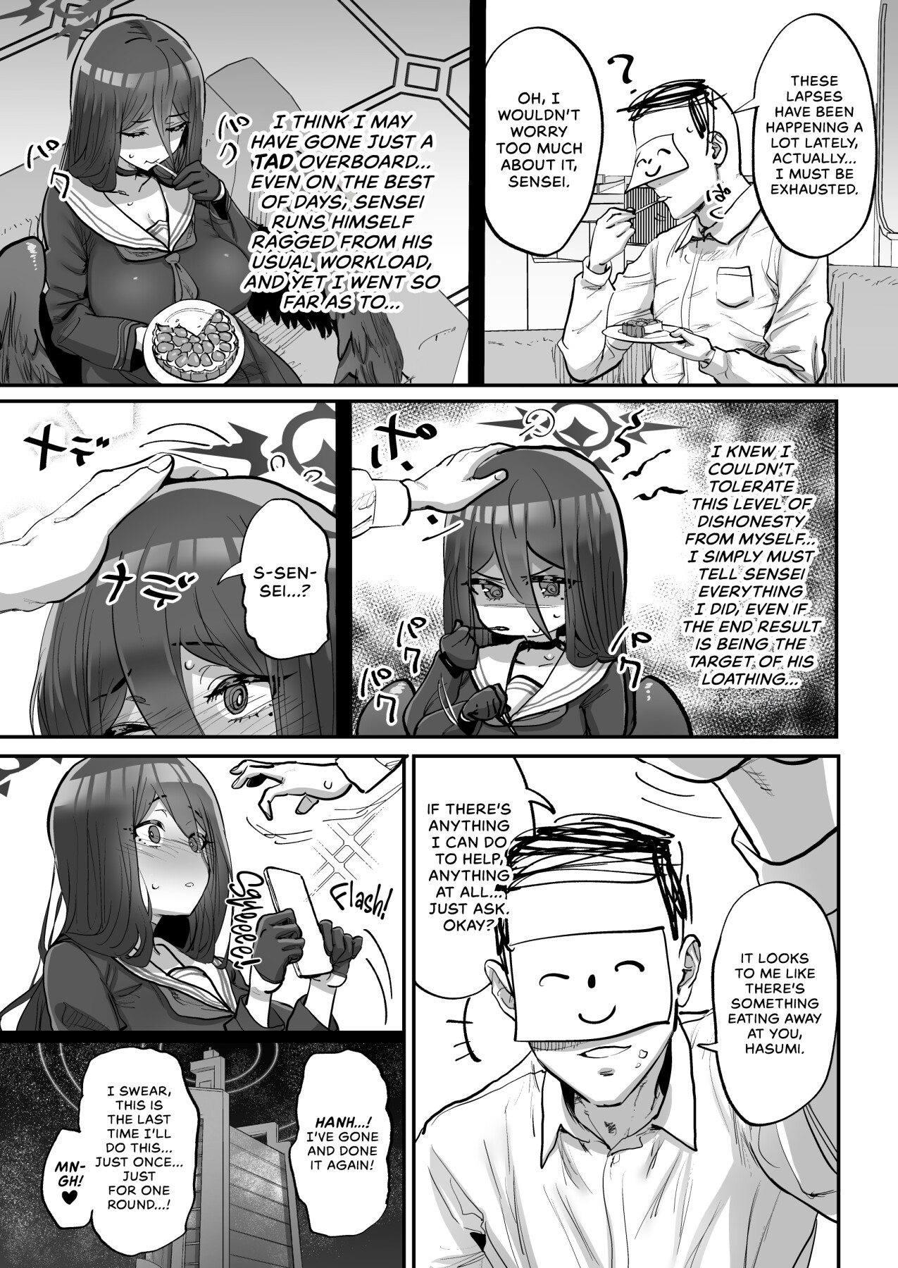 Hentai Manga Comic-Using A Smartphone App To Hypnotize Sensei-Read-22
